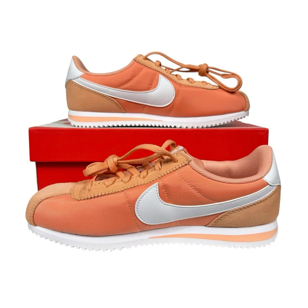 Nike Cortez TXT GS Apricot Agate/ White Size 5Y IF1615-800